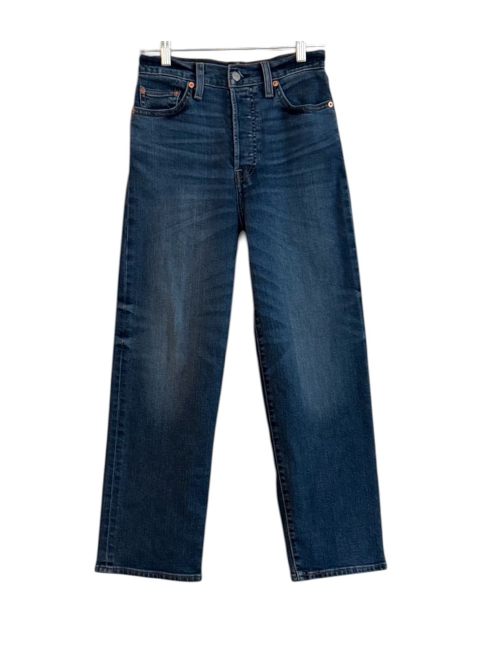 Levi's Women's Straight Leg Jeans - Dark Blue Denim